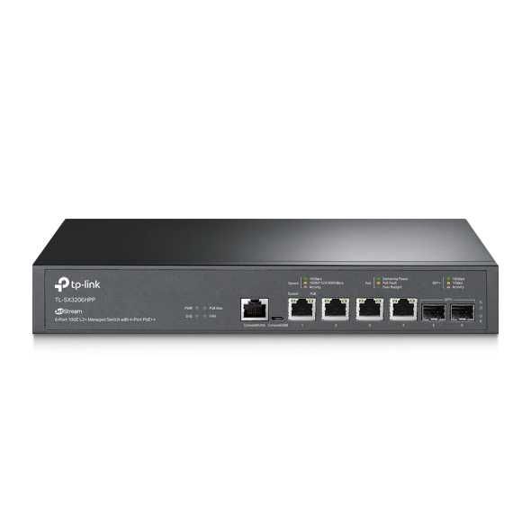 TP-Link JetStream SX3206HPP — 6-портовый мульгигабитный PoE+