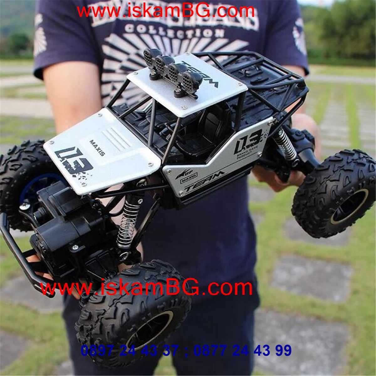 ГОЛЯМ ДЖИП с дистанционно - Детска количка ROCK CRAWLER 4Wd 1:12