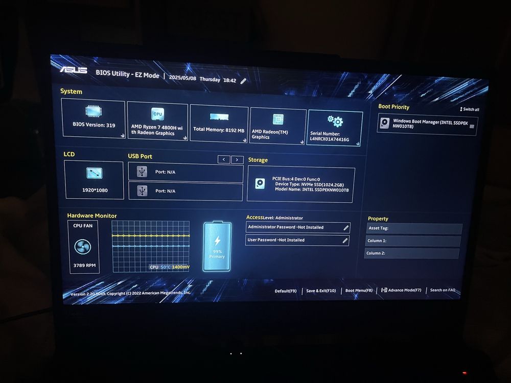 Laptop gaming asus tuf a15