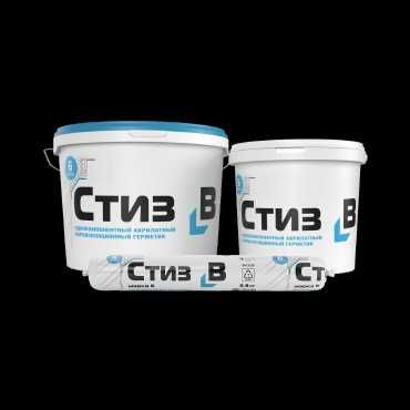 Стиз А и B акрилатный паропроницаемый герметик, ведро 7 кг