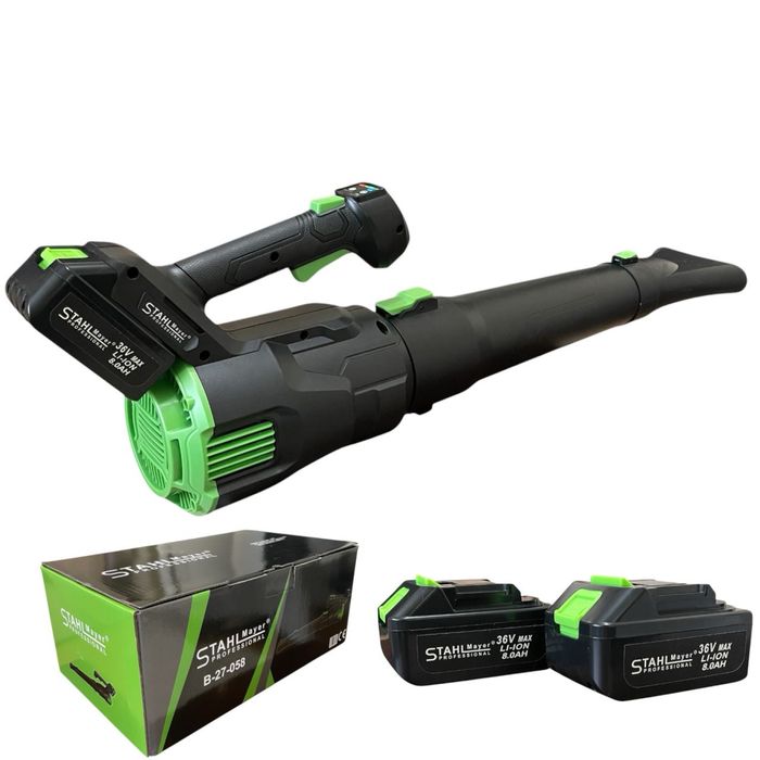 Акумулаторна въздуходувка STAHLMAYER  36v-8Ah. 2 батерии и зарядно