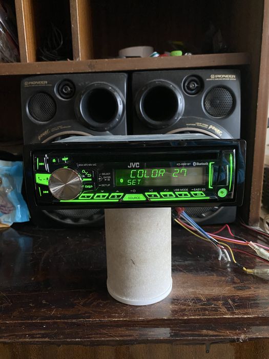 JVC KD-R961BT- НАЙ ВИСОК КЛАС 4.8V!!-USB Bluetooth CD Радио за кола сд