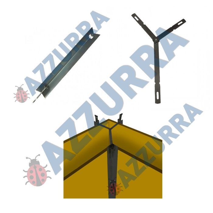 Spade MONTANTI zincati cu cioc 50 100 150 cm