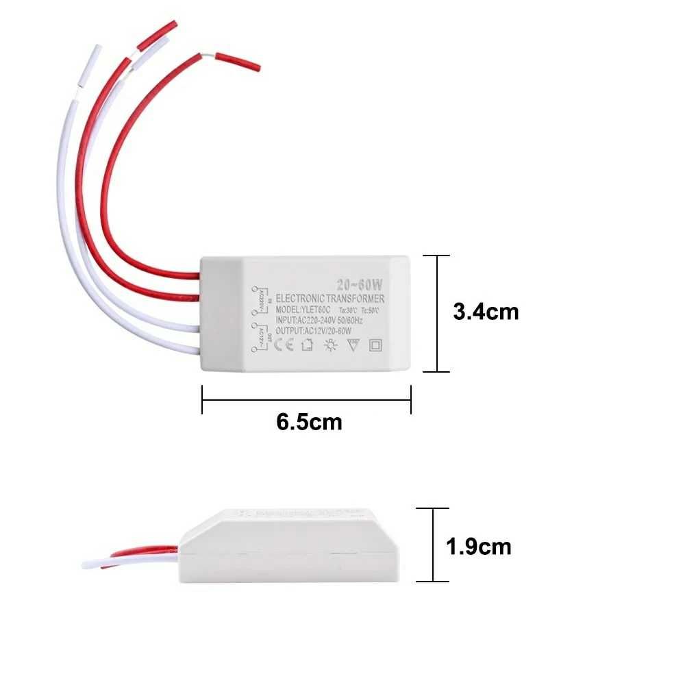 Transformator 230V AC 12V AC curent alternativ adapter