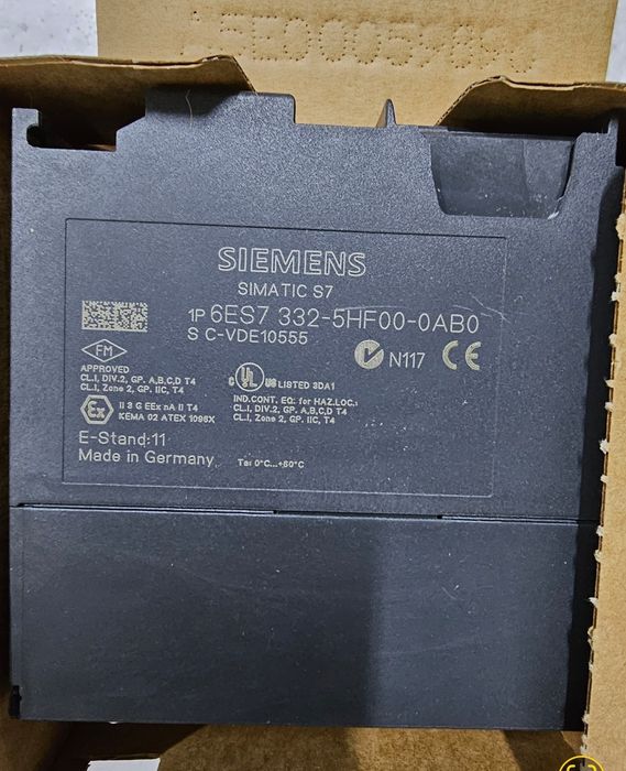 Модуль аналогового вывода Siemens Simatic S7-300 SM 332 AO, 8x12 BIT