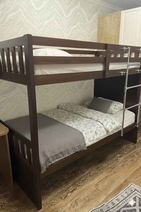 Кровать даухъярксная детская дерево