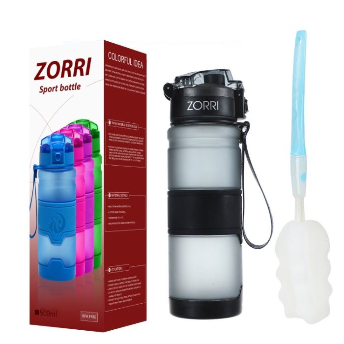 Sticla sport apa, Zorri, 500ml, drumetii, ciclism, leak-proof