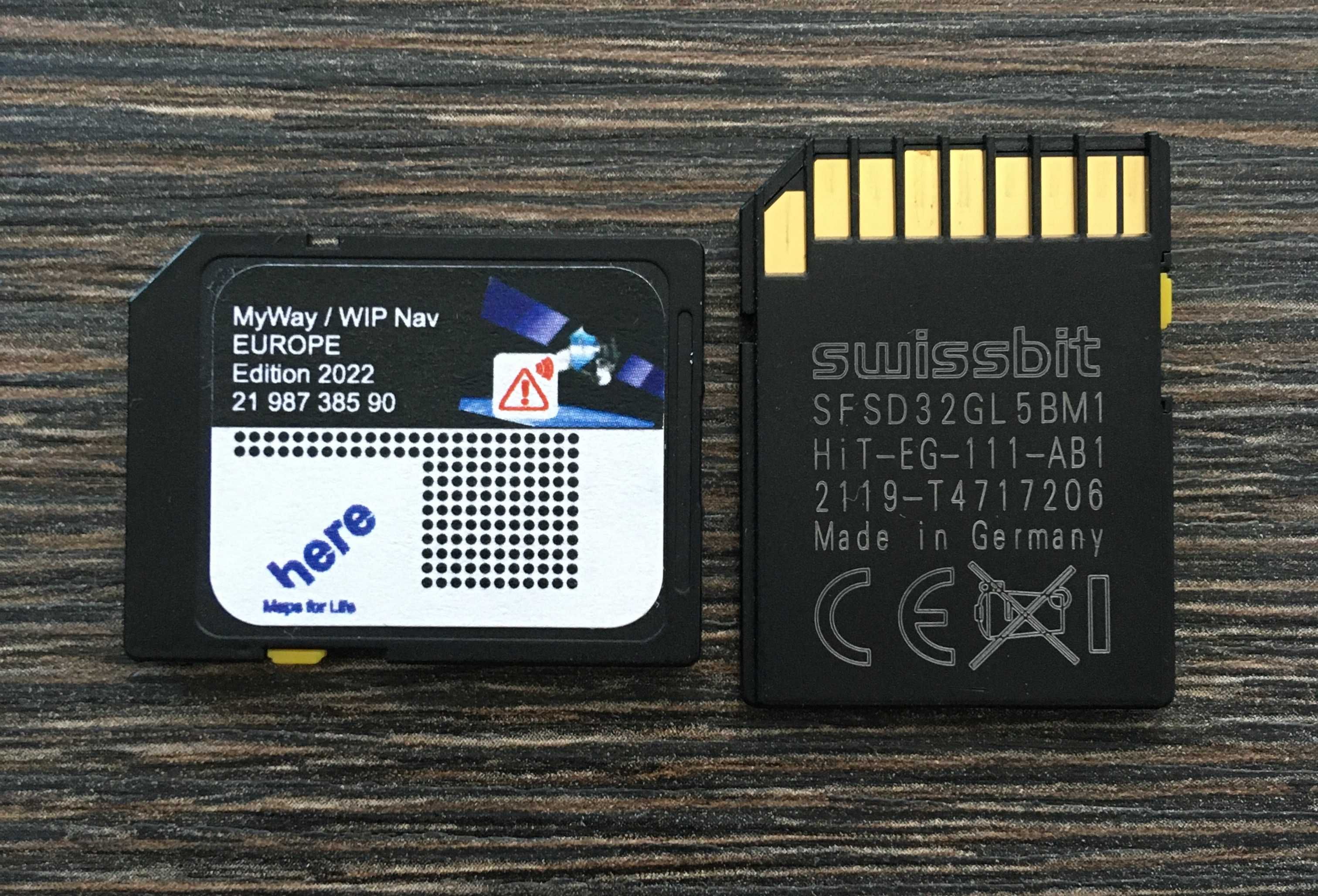 Навигационна Сд Карта CITROEN PEUGEOT Sd Card 2024 RNEG MyWay WipNav