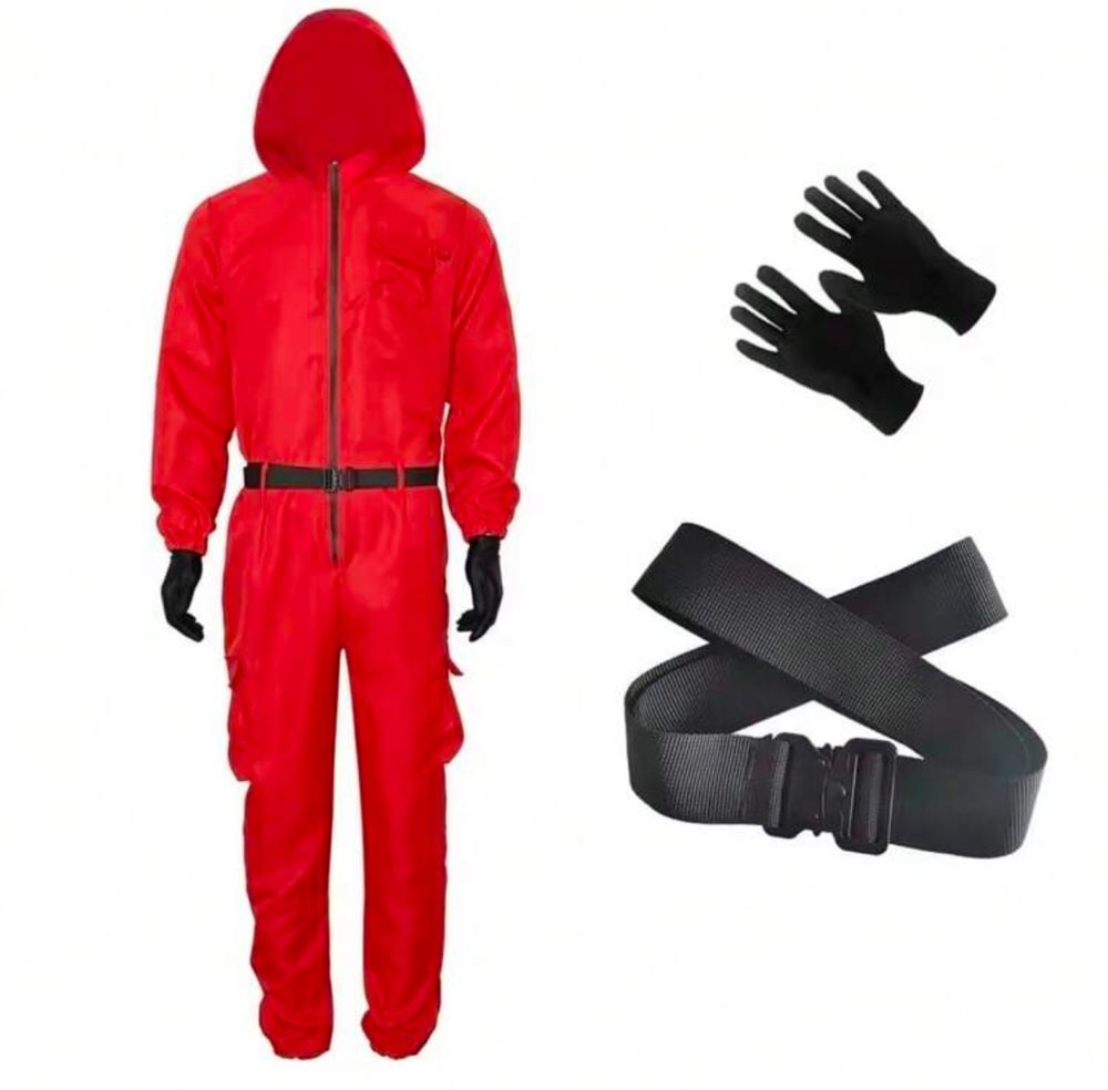Squid Games red costume/Squid Game/ Скуид Гейм червен костюм