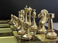Шах с метални фигури Стаунтон Manopoulos 36х36см