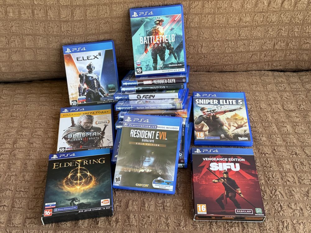 Игры на playstation 4 диск пс 4 в ассортименте