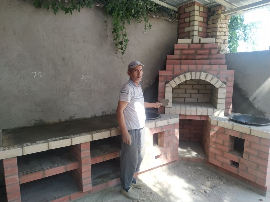 Летние кухня мангал  барбикю камин  очок