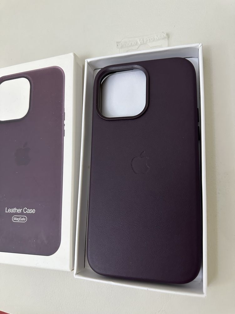 Кожаный чехол серого цвета Mujjo на Iphone X, 12 pro max, 14 pro max