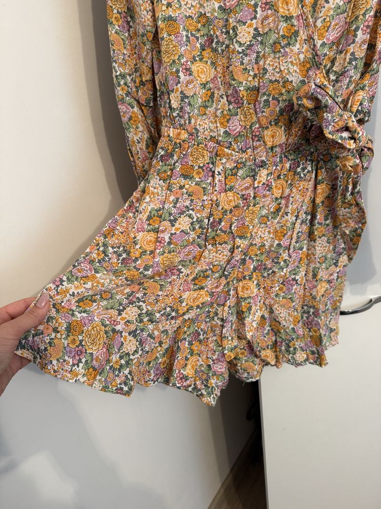 Salopetă de vară floral