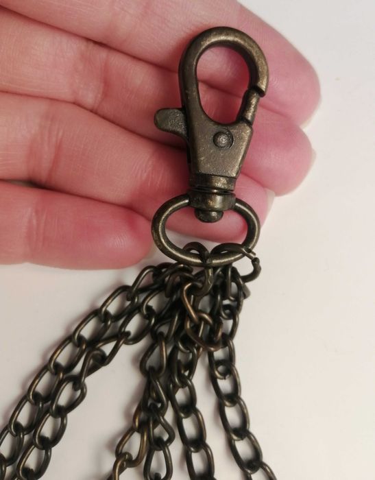 Curea lant din metal pentru blugi si genti