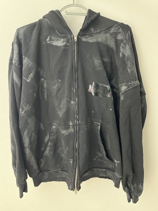Balenciaga gaffer mud zip up