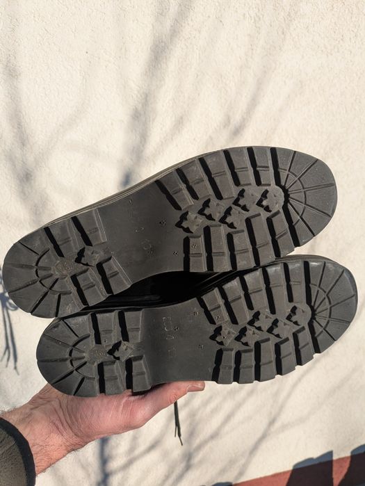 Bocanci de armata din piele naturala