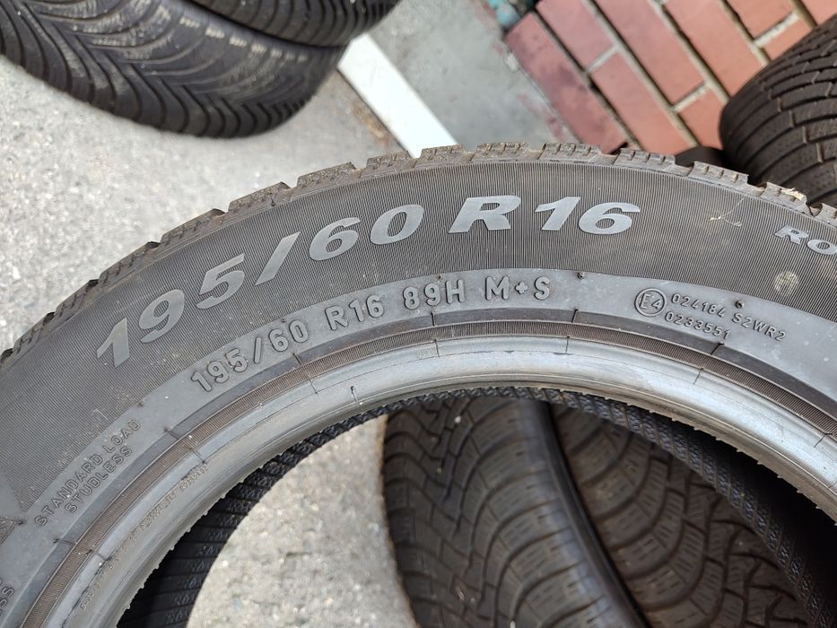 Продавам 4 зимни гуми 195/60/16 Pirelli