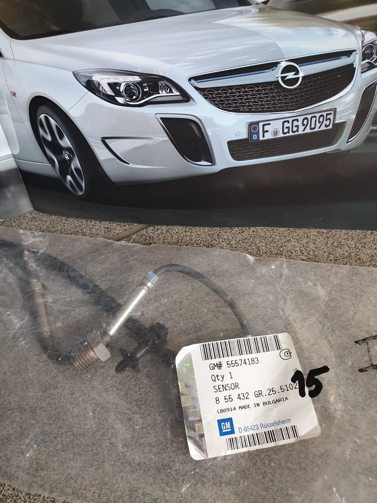 Sonda Lambda 1/senzor temperatura gaze evacuare originala GM Opel A J