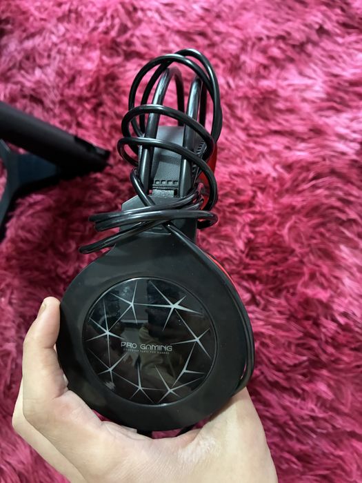 Monitor,tastatura,maus,casti,mausped