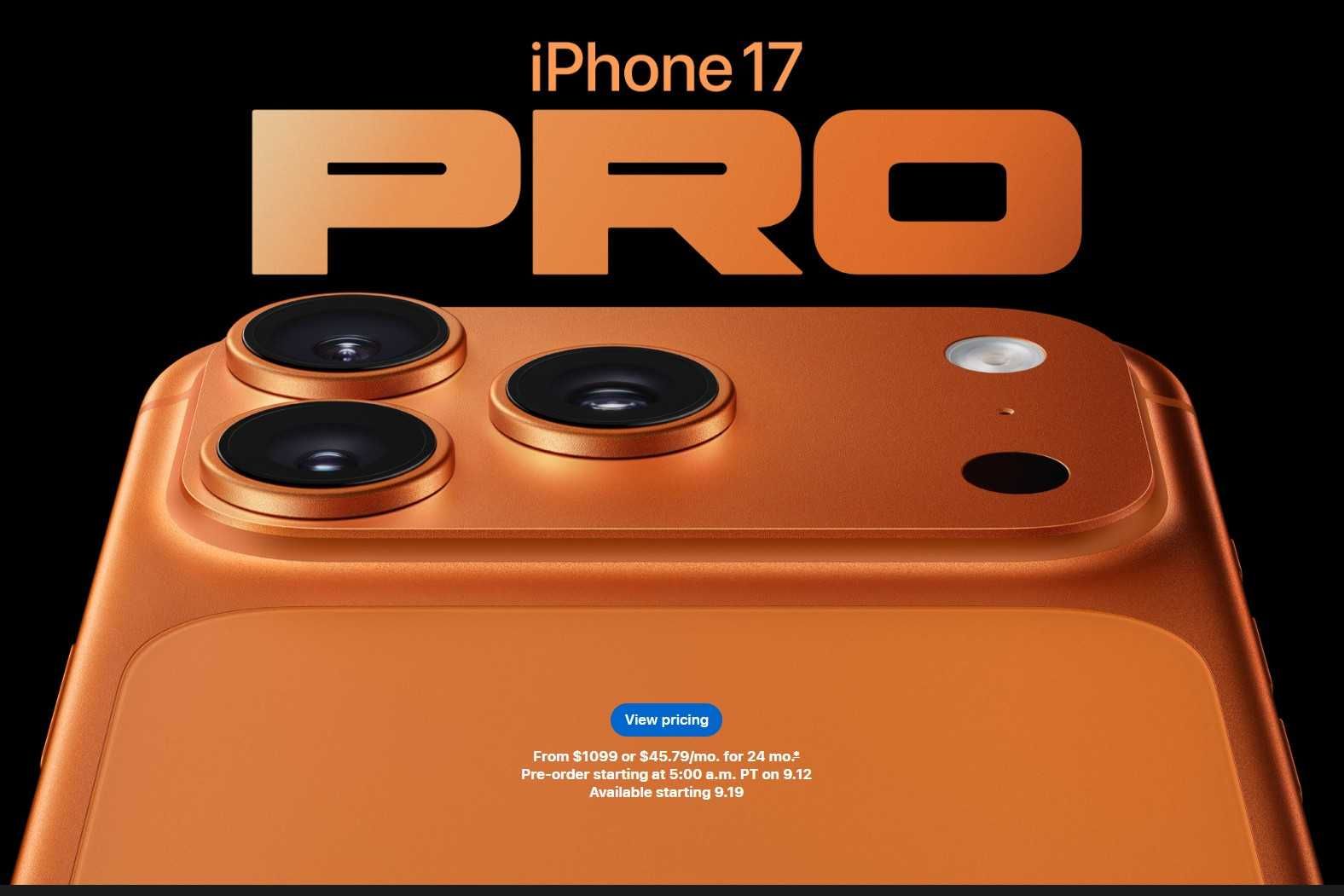 iPhone 17 Pro 256GB NEW - Deep Blue