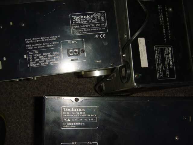Кассетная дэка Technics RS-TR575 и Panasonic RS-D50500 Япония Оригинал