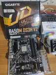 Комплект B450m ds3h+ryzen 5 3600