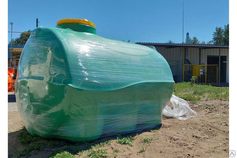 Емкость бак бочка 5000 литров горизонтальная цилиндрическая с завода