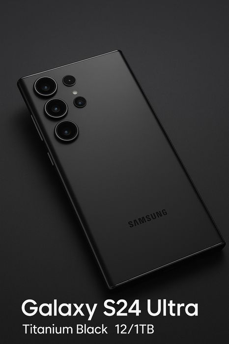 Samsung Galaxy S24 Ultra 12/1TB — Titanium Black | Как новый