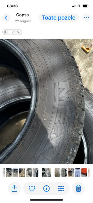 Vand anvelope Nexen 235/70/17 Dot 2025