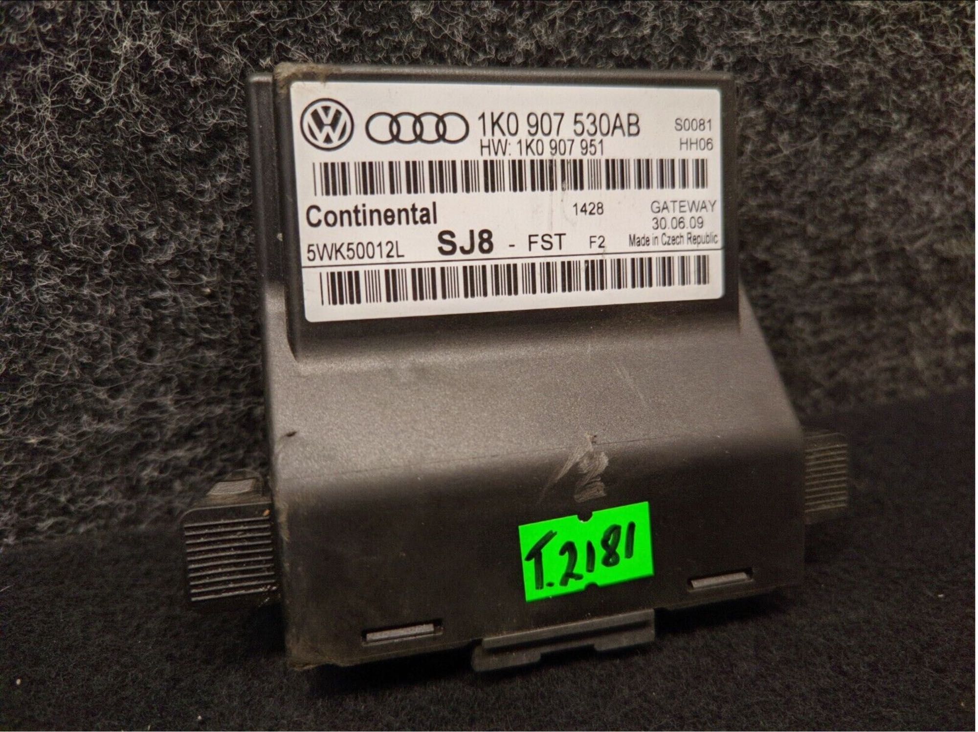 VW Golf 6 gateway diagnostic interface control unit 1K0907530AB PQ35