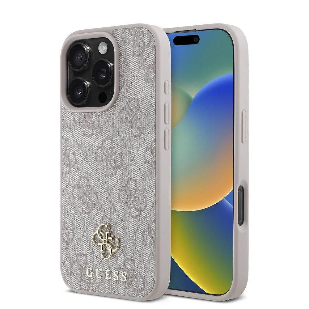 Guess hardcase 4g classic magsafe кейс за iphone 16 pro max – розов