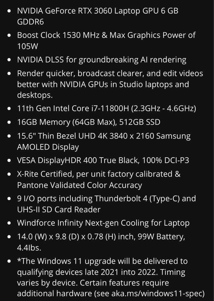 GIGABYTE Aero 15 OLED KD - 15.6" UHD 4K Amoled