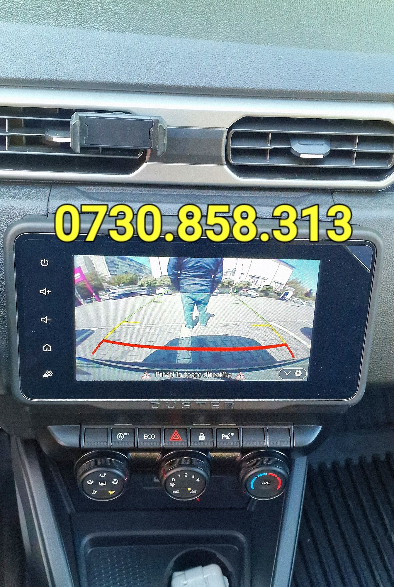 Display DACIA camera video  Logan Sandero Dacia Duster Dacia Jogger