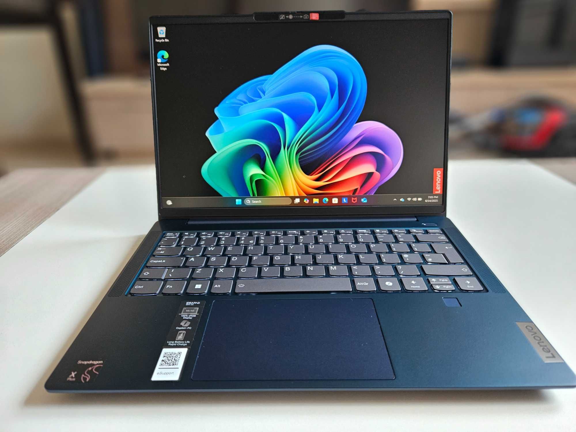 Лаптоп Lenovo IdeaPad 5x - Snapdragon X Plus, 16GB RAM, 512GB SSD