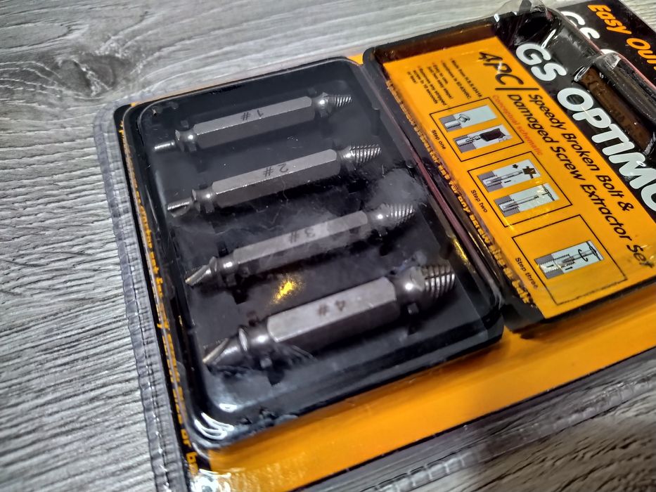 Set 4 capete extractoare pentru suruburi Speed Out