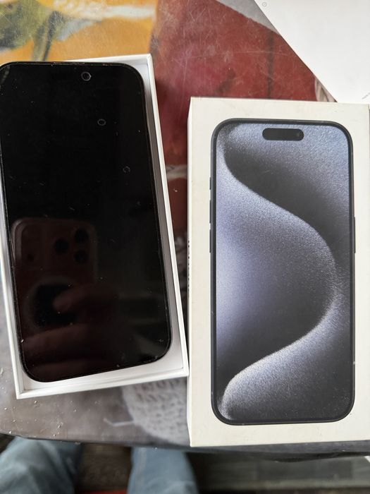 Iphone 15 pro blue titanum
