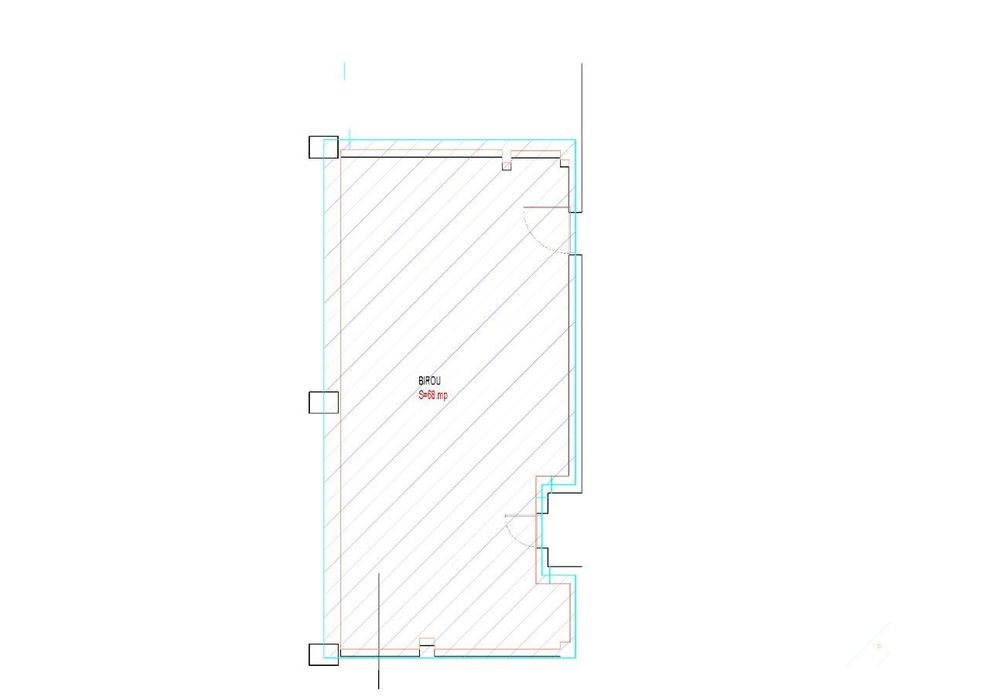 Spatiu birouri de inchiriat 68 m2 - 4 Eur/m2