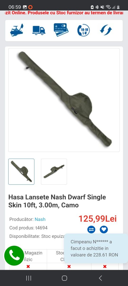 2 huse nash dwarf 10ft, una single si una dubla