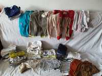 Set lot 60 piese haine bebe 4-6 luni aprox 2lei/buc. Se vand pachet