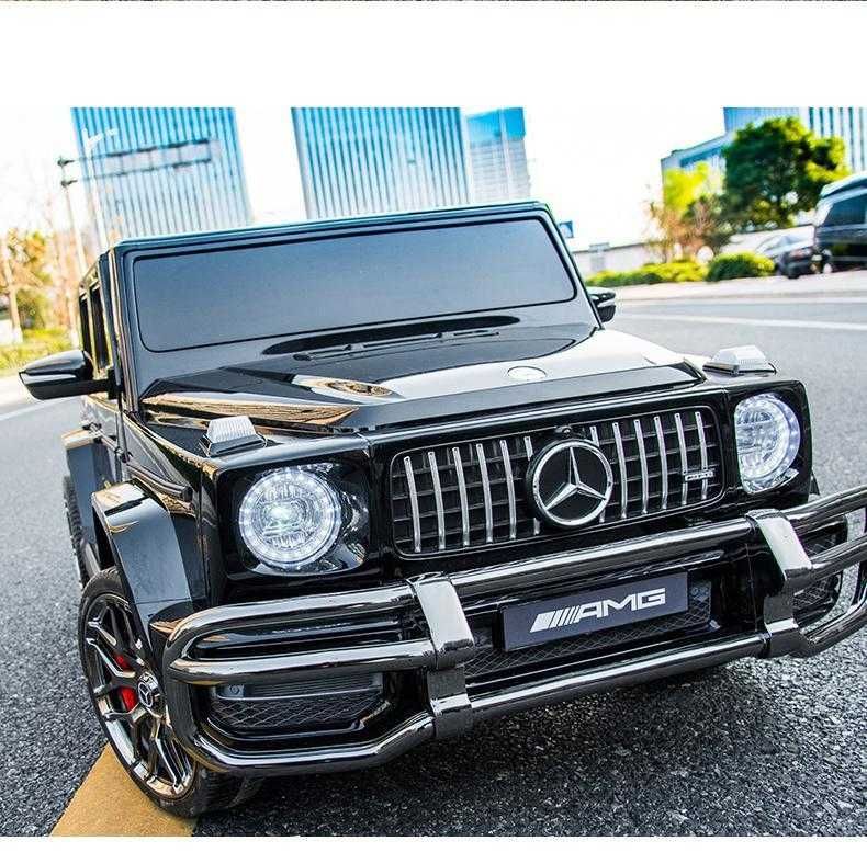 ДВУМЕСТЕН Акумулаторен джип Mercedes-Benz G63 AMG 24V батерия,MP3