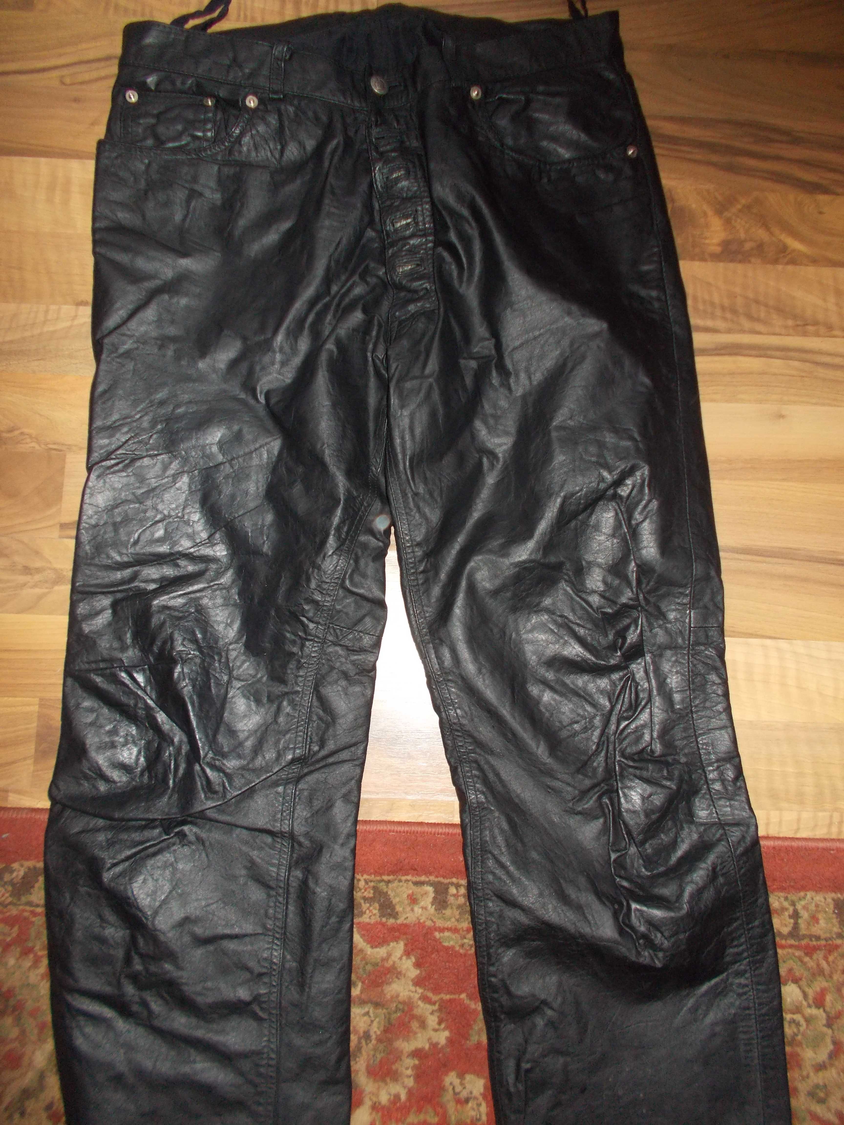 pantaloni de barbat piele naturala (subtire),clasic,indian,Dakota