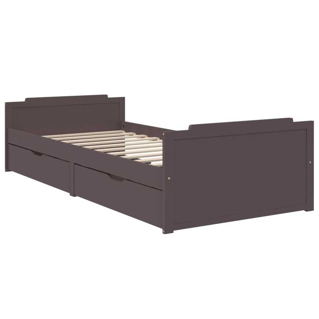 Рамка за детско легло с чекмеджета, бяла, Избор на цвят, 90х200 см