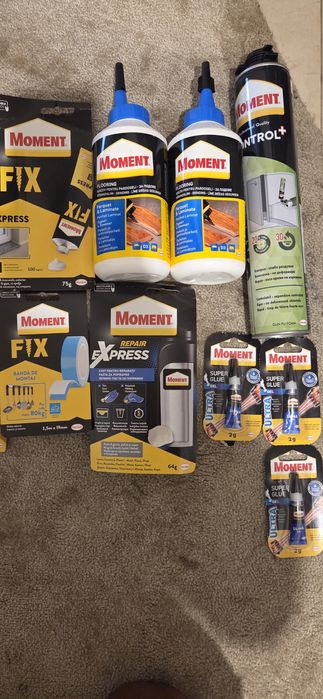 Kiti cu produse Moment a câte 15 produse fiecare 
Produsele i