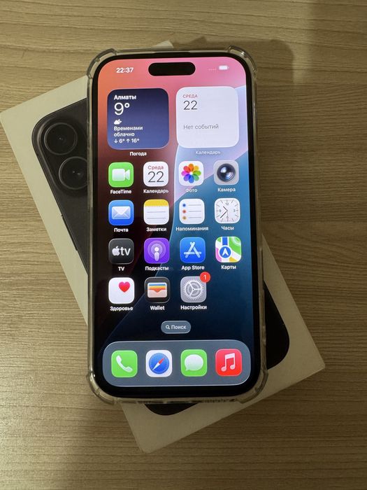 Смартфон Apple Iphone 16 256gb черный