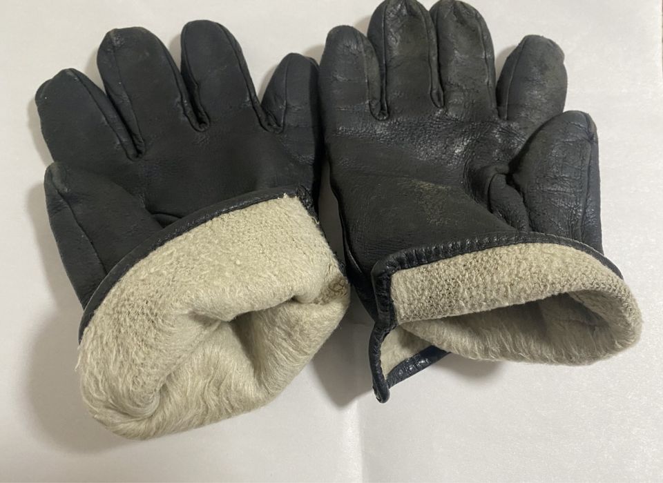 Mănuși piele bărbătești-vintage-
