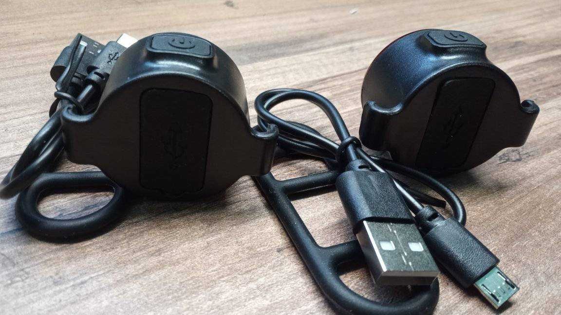 Комплект USB LED предна и задна светлина