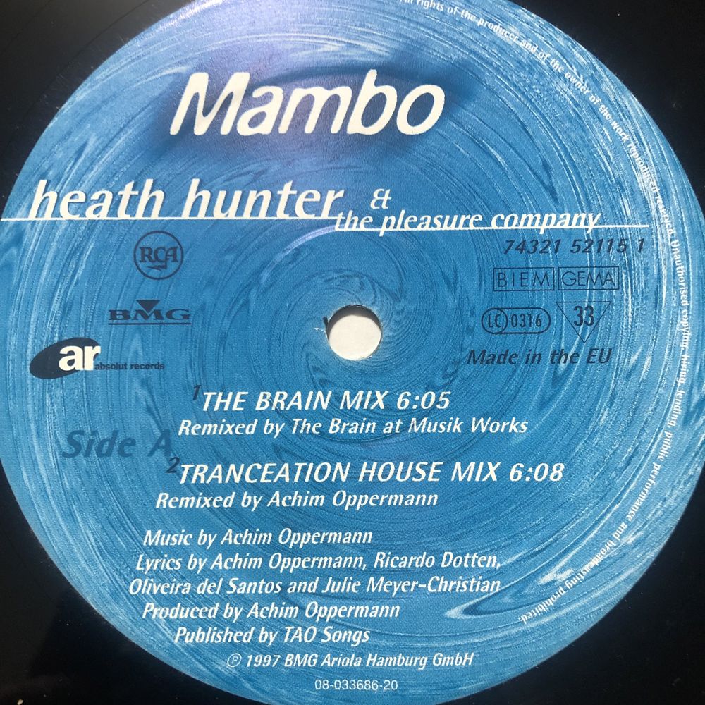 Heath Hunter & The Pleasure Company – Mambo