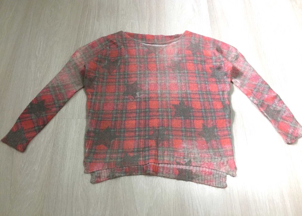 Pulover mohair stelute si carouri