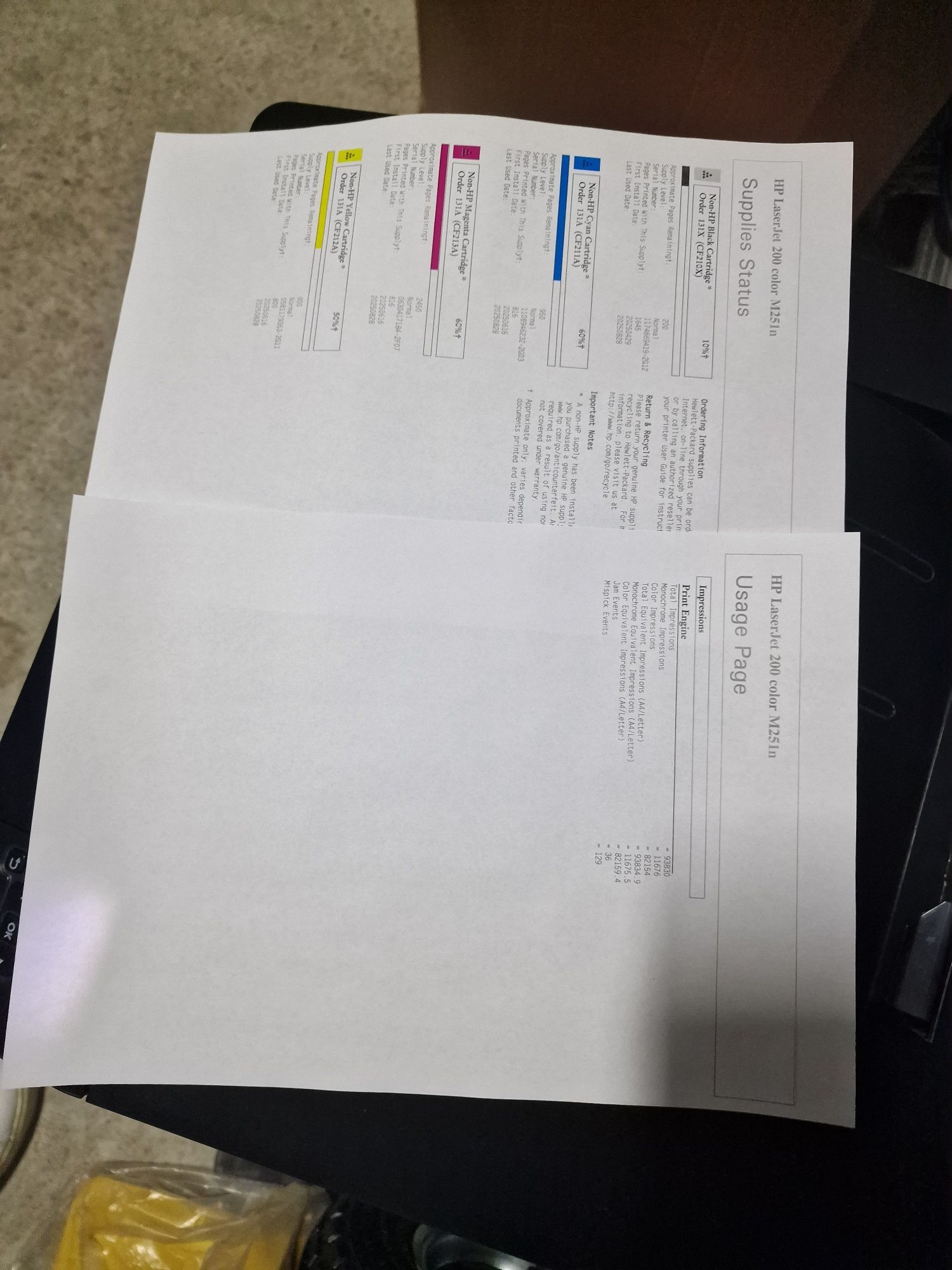 Hp color laserjet pro 200